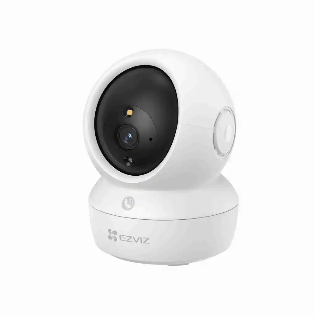 Cámara De Seguridad Ezviz H6c Wifi Interior Robotica 3mp Color Blanco
