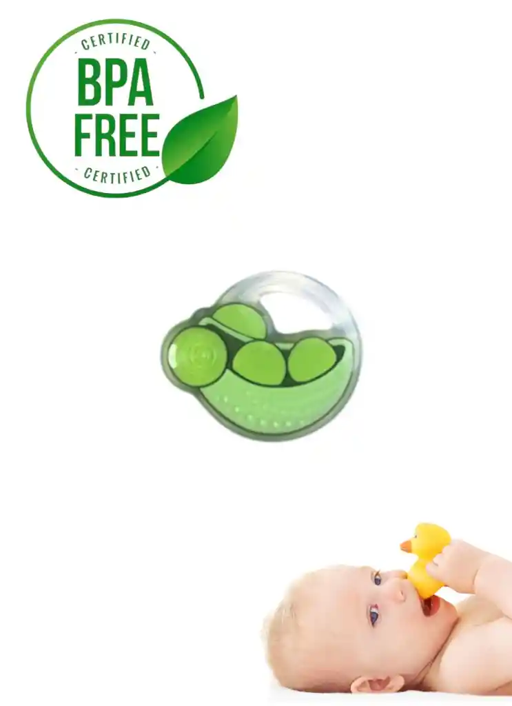 Mordedor Rascaencias Frío De Diseño Para Bebe Limon