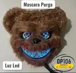 Mascara Oso Purga Luz Led