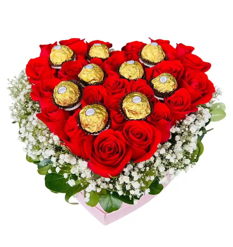 Caja De Rosas Love