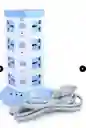Multitoma Vertical Multifuncional – Torre De Energía Con Puertos Usb