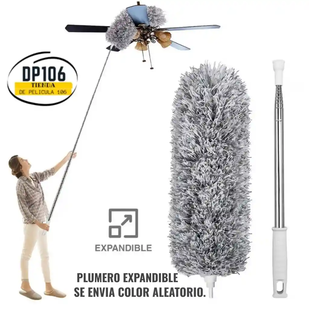 Plumero Expandible De Microfibra / Retractil X 1 Und