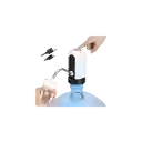 Dispensador De Agua Recargable Para Botellón Bomba Eléctrica Color Blanco