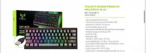 Teclado Mecanico Gamers Premium