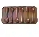 Molde Silicona Cucharas Mini X 6 Cavidades