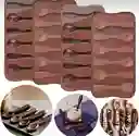 Molde Silicona Cucharas Mini X 6 Cavidades