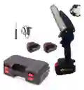Mini Motosierra De Mano Portátil Ergonómico Recargable 48 V
