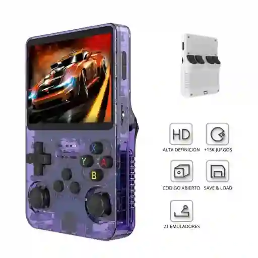 Consola De Juegos Portátil Morada