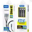 Cable 3 En 1 Pzx – Alta Potencia Y Versatilidad (20w)