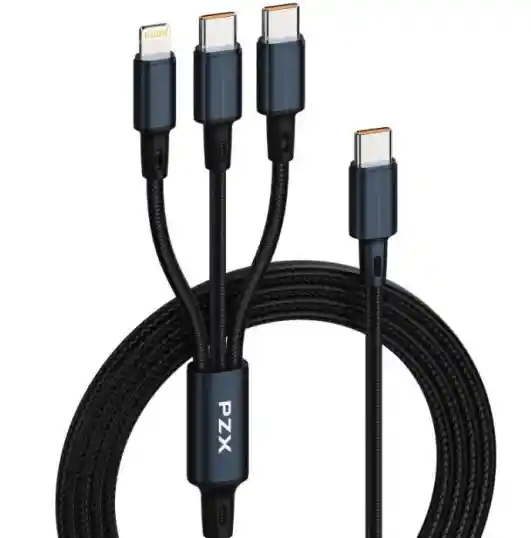 Cable 3 En 1 Pzx – Alta Potencia Y Versatilidad (20w)