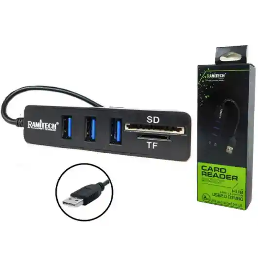 Multipuerto Ramitech – Usb Y Lectores En Un Solo Dispositivo