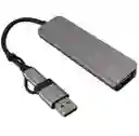 Multipuerto Usb 6 En 1 – Expande Tus Conexiones Con Estilo