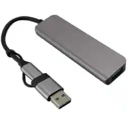 Multipuerto Usb 6 En 1 – Expande Tus Conexiones Con Estilo