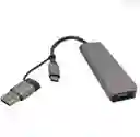 Multipuerto Usb 6 En 1 – Expande Tus Conexiones Con Estilo
