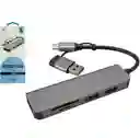 Multipuerto Usb 6 En 1 – Expande Tus Conexiones Con Estilo