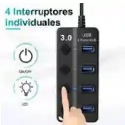 Multipuerto Usb Compacto – Alimentación Vía Usb Y Plug & Play