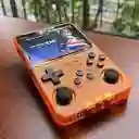 Consola De Juegos Portátil Naranjada