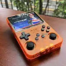 Consola De Juegos Portátil Naranjada