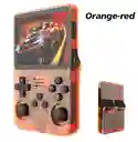 Consola De Juegos Portátil Naranjada