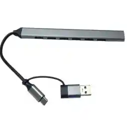 Multipuerto 7 En 1 Con Alta Velocidad – Ideal Para Macbook Y Más