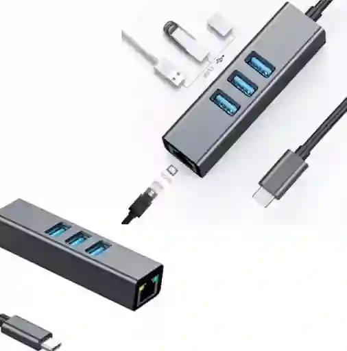 Multiplicador De Puertos Usb Alta Velocidad – Compatible Con Type-c