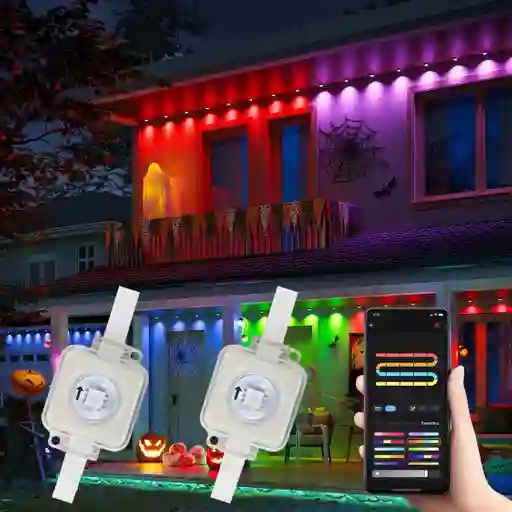 Luces Rgb Ip67 Para Exteriores 30m 60 Luces
