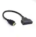 Adaptador Hdmi 1 A 2 – Compatible Con Tv, Consolas Y Más