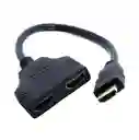 Adaptador Hdmi 1 A 2 – Compatible Con Tv, Consolas Y Más