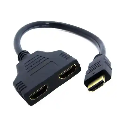 Adaptador Hdmi 1 A 2 – Compatible Con Tv, Consolas Y Más