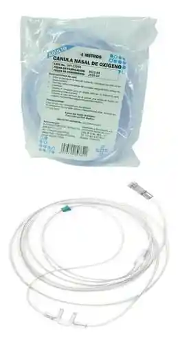 Canula Oxigeno Adulto 4 Metros