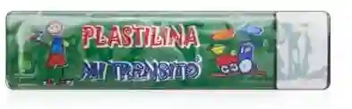 Plastilina Verde Oscuro En Barra 55g - Mi Trensito