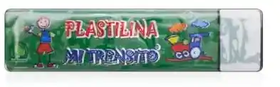 Plastilina Verde Oscuro En Barra 55g - Mi Trensito