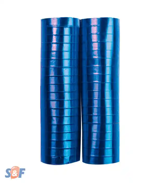 Serpentinas Holograma Azul Ray