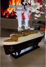 Humidificador Difusor Barco Titanic