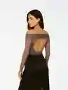 Body Mesh Malla - The Saturno Morado Sm