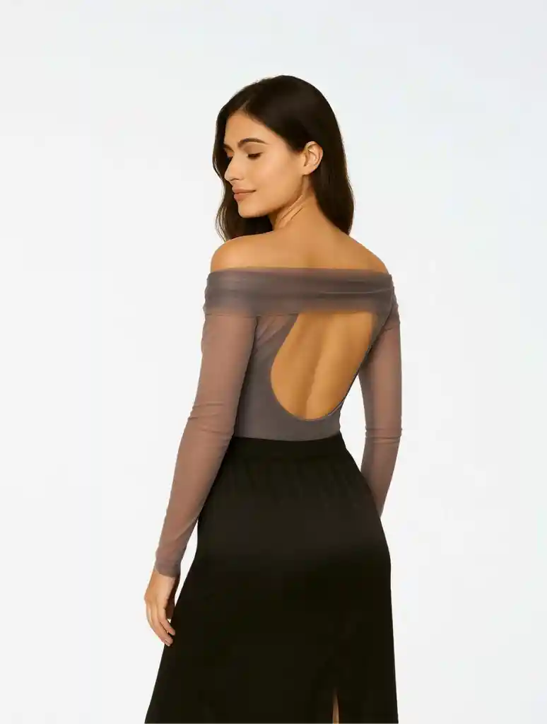 Body Mesh Malla - The Saturno Morado Sm
