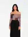 Body Mesh Malla - The Saturno Morado Sm