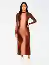 Vestido Largo Mesh - The Polaris Morado Sm