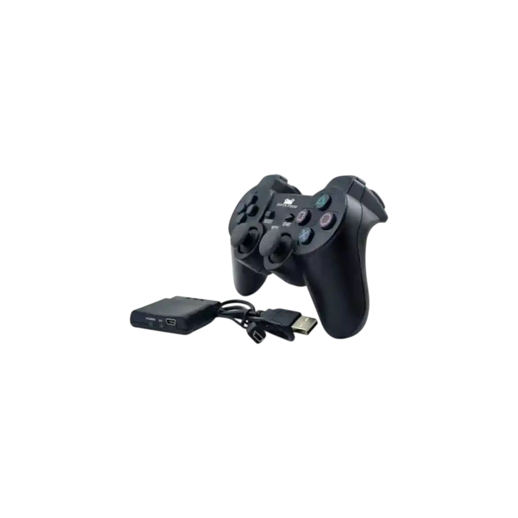 Control Inalambrico Compatible Con Playstation 2 Ps2 Color Negro
