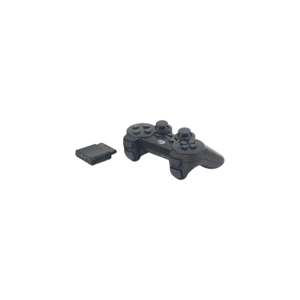 Control Inalambrico Compatible Con Playstation 2 Ps2 Color Negro