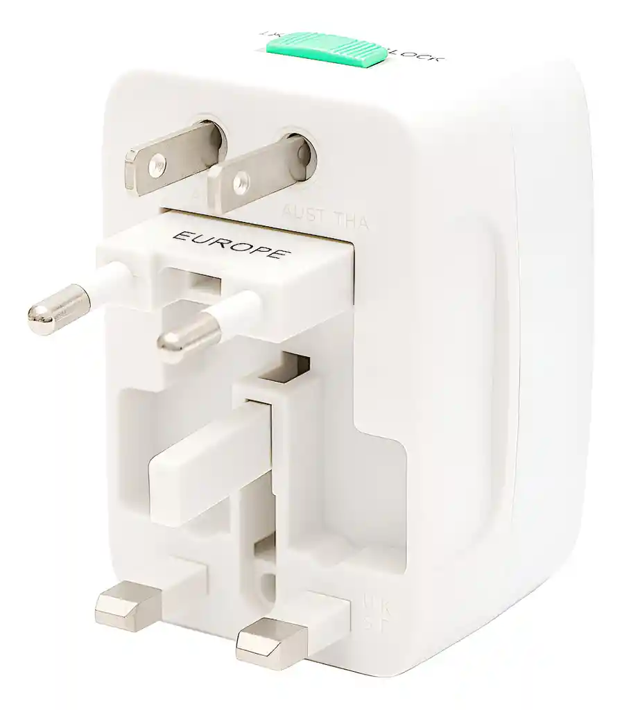 Enchufe Adaptador De Viaje Universal De Carga Mundial
