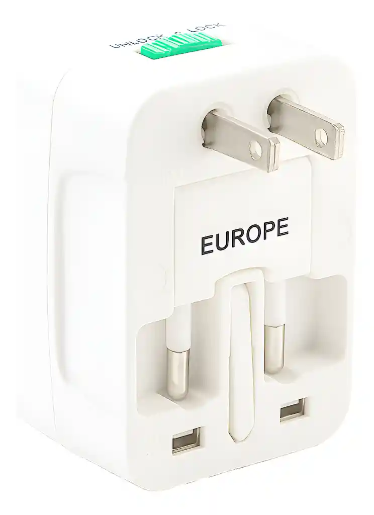 Enchufe Adaptador De Viaje Universal De Carga Mundial