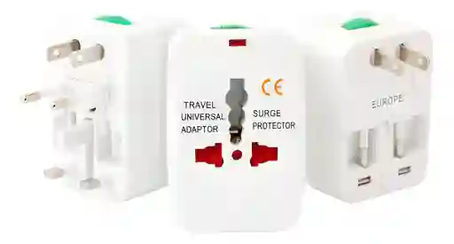 Enchufe Adaptador De Viaje Universal De Carga Mundial