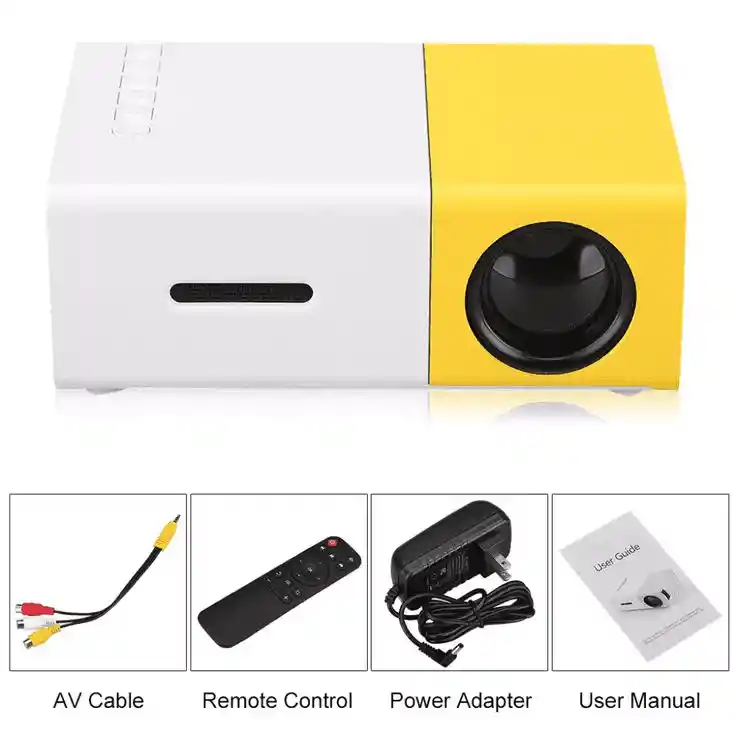 Proyector Mini Genérica Yg300 600lm Amarillo/blanco