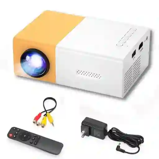 Proyector Mini Genérica Yg300 600lm Amarillo/blanco