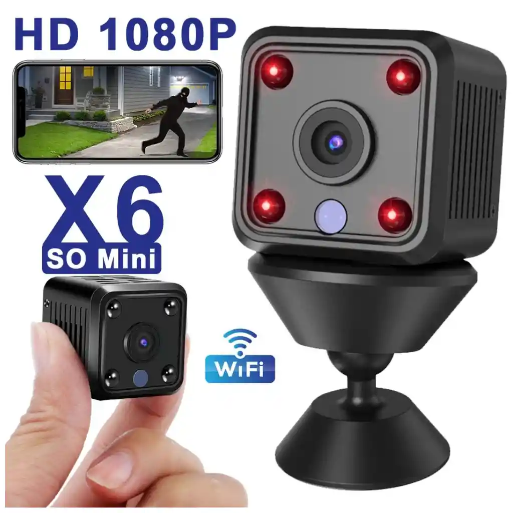 Mini Cámara Recargable X6 Hd