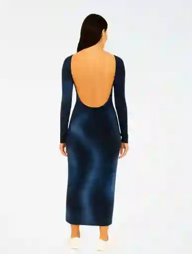 Vestido Largo Mesh - The Echo Morado Sm