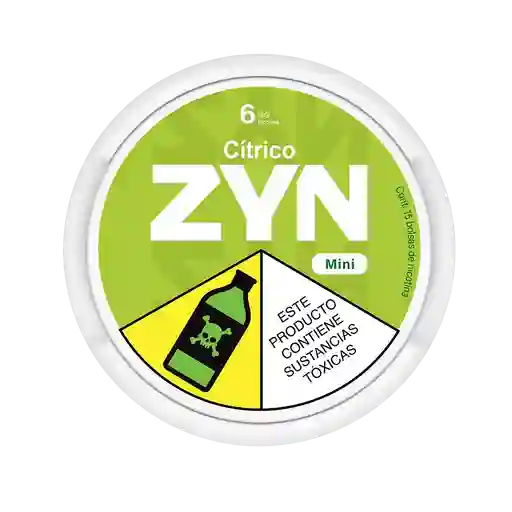 Bolsas De Nicotina Mini Zyn 6mg Citrico