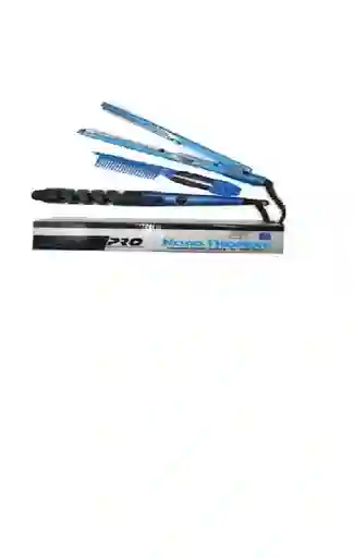Nuevas Planchas Ultrasuaves De Nanotitanio De 450 °f De Pran Color Azul