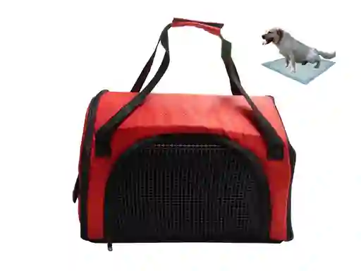Morral Cargador Cabina Mediano + 15 Unidades De Tapetes Rojo